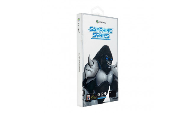 X-ONE Sapphire Glass Extra Hard karastatud klaas raamiga Apple iPhone 15 Pro
