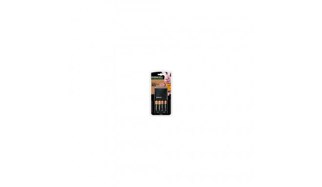 Duracell kiirlaadija + 2 x AA ja 2 x AAA