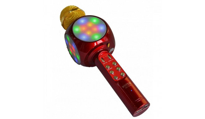 Goodbuy LED 360 karaoke mikrofon kõlariga bluetooth | 5W | aux | häälemodulaator | USB | Micro SD ed