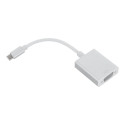 Fusion adapter USB-C to VGA hõbedane