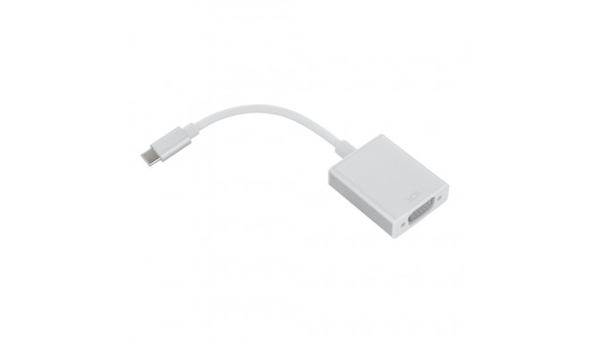 Fusion adapter USB-C to VGA hõbedane