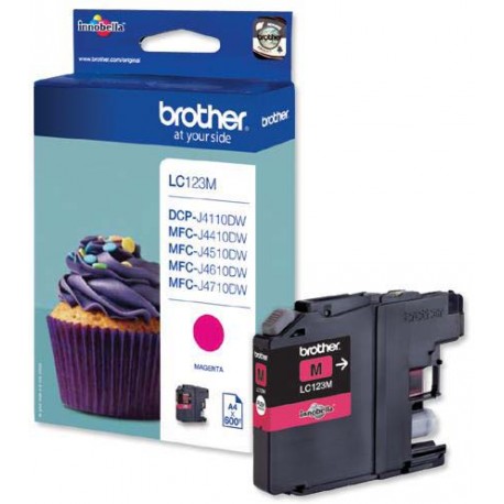 Brother tint LC-123, magenta