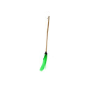 Broom with handle round green