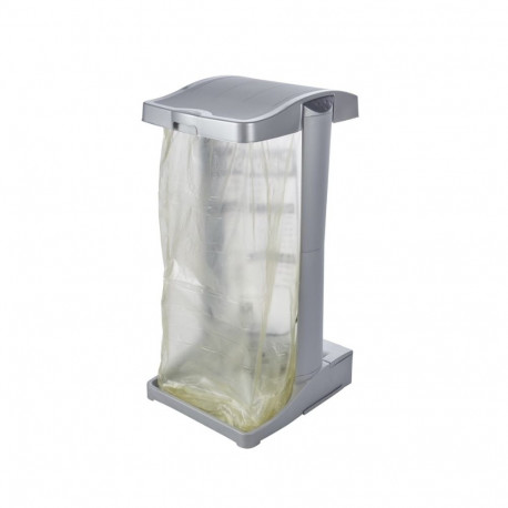 Waste Bag System Ole 35x40x75cm light silver