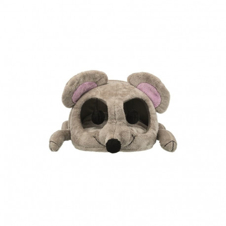 Cat hideaway : Trixie Lukas cuddly cave, 35 × 33 × 65 cm, grey