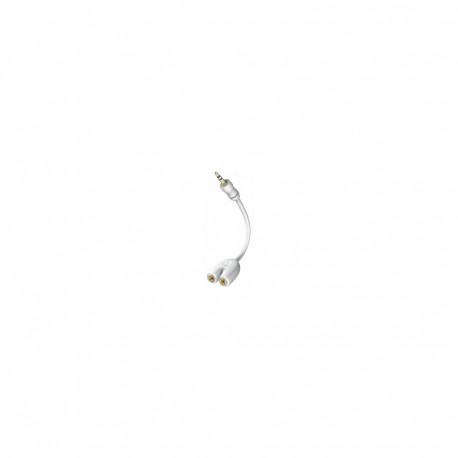 Cable Inakustik 3.5mm Male - 2 x 3.5mm Female White