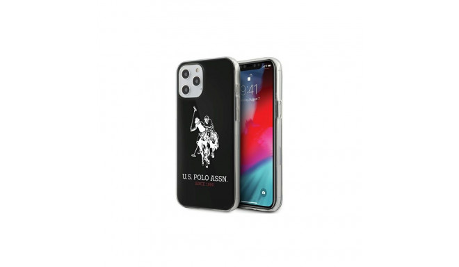 U.S. Polo USHCP12LTPUHRBK Big Horse ümbris Apple iPhone 12 Pro Max must