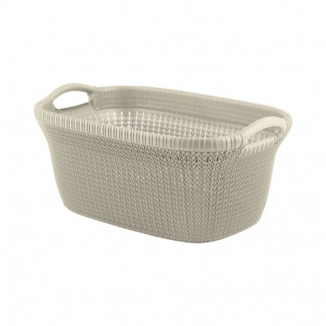 pesukorv Knit 40L 59,5x38,5x27cm valge