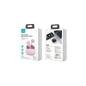 USAMS Bluetooth 5.2 TWSNX10 Series kahe mikrofoniga juhtmevabad kõrvaklapid roosa BHUNX03