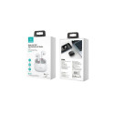 Usams Bluetooth 5.2 TWSNX10 Series kahe mikrofoniga juhtmevabad kõrvaklapid valge BHUNX02