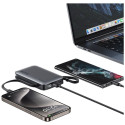 Powerbank USAMS XR Series CD228 10000mAh 20W + USB-C/Lightning cable white