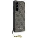 Case Guess 4G Charms Collection Samsung Galaxy A56 pruun