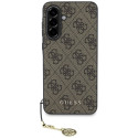Case Guess 4G Charms Collection Samsung Galaxy A56 pruun