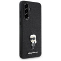 Case Karl Lagerfeld Fixed Glitter Ikonik Logo Metal Pin for Samsung Galaxy A56 must