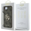Case Guess 4G Big Logo for iPhone 16e pruun