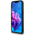 DKNY nahast ruuduline Mono must MagSafe ümbris iPhone 16e jaoks