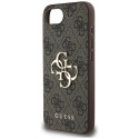 Case Guess 4G Big Logo for iPhone 16e pruun