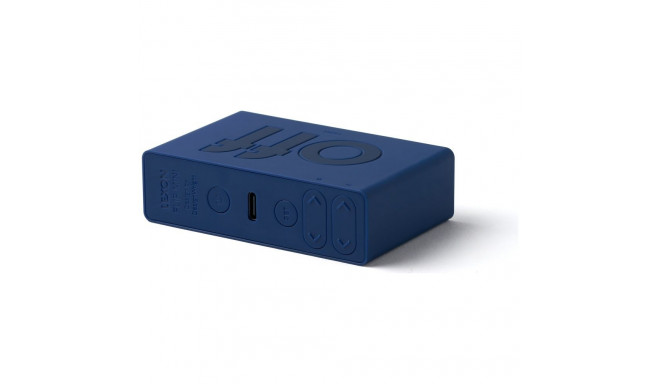 Lexon Flip Mini Dual-Sided Alarm Clock dark blue