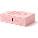 Lexon Flip Mini dual-sided alarm clock pink