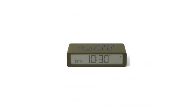 Lexon Flip Classic Two-sided Alarm Clock khaki LR157K9