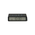 Lexon Flip Classic kahepoolne äratuskell must LR157N0