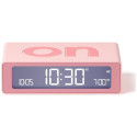 Lexon Flip Mini dual-sided alarm clock pink