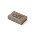 Lexon Flip Classic Two-sided Alarm Clock soft gold LR157D1