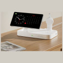 4smarts Qi2 Trident Charging Station with Charger for Galaxy Watch White