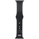 Strap Audi Geometric Pattern Silicone Watch Strap for Apple Watch 44/45/46/49mm black