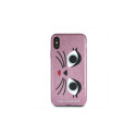 Karl Lagerfeld KLHCPXGLCHPI iPhone X/Xshard case pink K-Paris