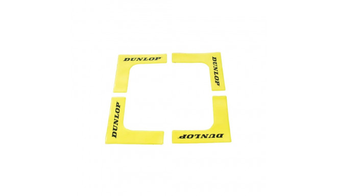 DUNLOP tennisekohtu nurgad 8 tk kollane