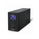 EnerGenie UPS USB ja LCD-ekraaniga, must | EG-UPS-034 | 1500 VA | 900 W
