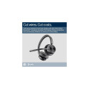 Poly Voyager 4320 MS Teams juhtmevaba peakomplekt, Bluetooth, USB-A, +BT700 adapter, +laadimisalus, 