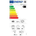 Hoover | Washing Machine | H3WS437TAMCE/1-S | Energy efficiency class A | Front loading | Washing ca