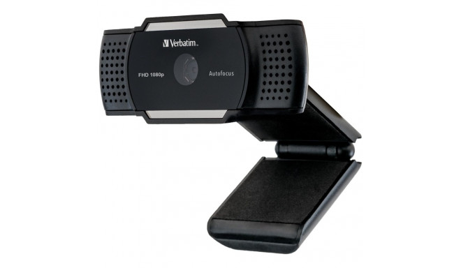 Verbatim Full HD 1080p Webcam with Microphone AWC-01 black 49578