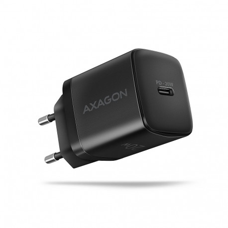 Axagon seinalaadija 1x port USB-C, PD3.0/PPS/QC4+/AFC/FCP/Apple, 20W | ACU-PD20