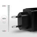 Axagon dual seinalaadija 240V/2x USB port QC3.0/AFC/FCP ja 5V-1.2A, 24W | ACU-QS24