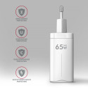 Axagon GaN seinalaadija 3x porti (USB-A + 2x USB-C), 65 W | ACU-DPQ65W