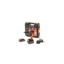 BLACK & DECKER | Cordless Drill/Driver with  2.0 Ah/4.0 Ah Battery | BCD003MEM2K-QW | 18 V | 2.0/4.0
