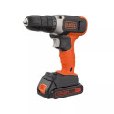 Black & Decker juhtmevaba puurtrell BCD001C2-QW 18 V 2x1.5 Ah liitium