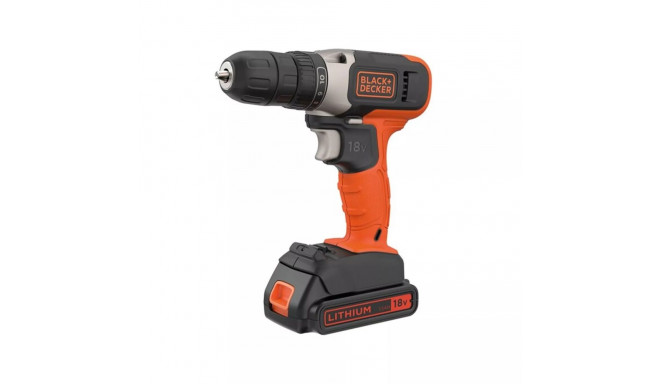 BLACK & DECKER | Cordless Drill Driver | BCD001C2-QW | 18 V | 2x1.5 Ah | Lithium