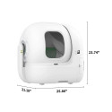 PETKIT automaatne kassiliivakast PUROBOT MAX Pro valge