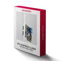 Axagon AXAGON PCEU-232RS kontroller, PCIe kontroller, 2+2x USB 5Gbps port, SATA toide, Renesas PD720