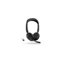 Jabra Evolve2 65 Flex MS Stereo Link380a juhtmevaba must peakomplekt Bluetooth, USB-A