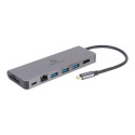 Cablexpert USB Type-C 5-in-1 multi-port adapter (Hub + HDMI + PD + card reader + LAN) | A-CM-COMBO5-
