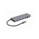 Cablexpert USB Type-C 5-in-1 multi-port adapter (Hub + HDMI + PD + card reader + LAN) | A-CM-COMBO5-