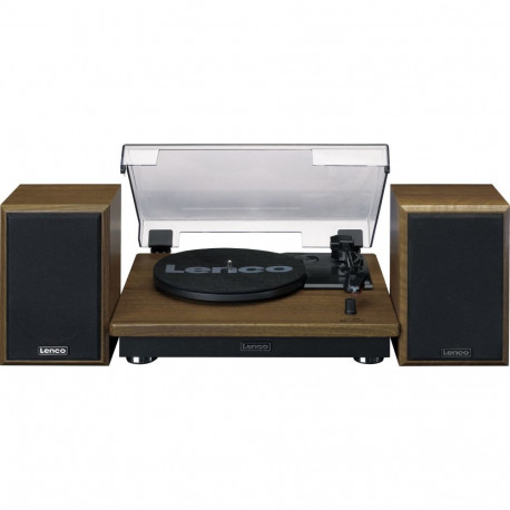 Lenco LS-100WD record player BT with 2 speakers