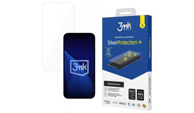 3MK SilverProtect+ märgpaigaldatav antimikroobne kile Apple iPhone 16E jaoks