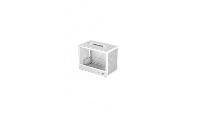 Deepcool ultra-portatiivne korpus CH160 WH valge Mini-ITX