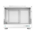 Deepcool ultra-portatiivne korpus CH160 WH valge Mini-ITX